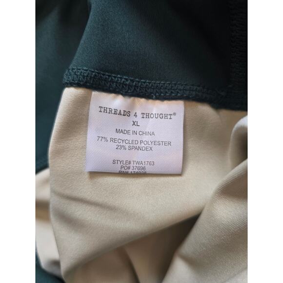 Threads 4 Thought Monica High Rise Check Print Leggings XL NWOT Yoga Athleisure - Picture 5 of 8